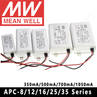 Mean Well APC-8/12/16/25/35-250/350/500/700/1050mA Meanwell Indoor LED lighting SMPS LED Constant Current Switching Power Supply