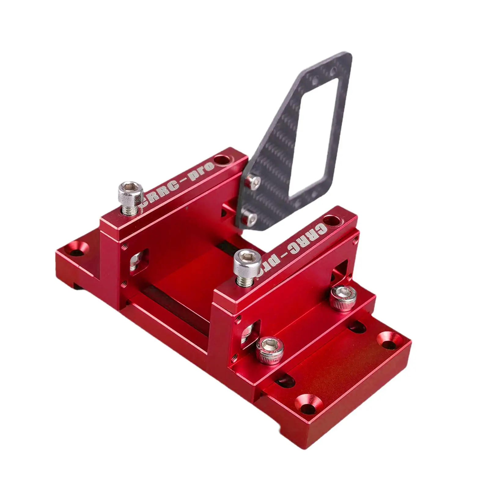 Precision Alignment Engine Mounting Stable Aluminum Alloy CNC Test Stand Replaceable Hardware for Model Aircraft Tuning