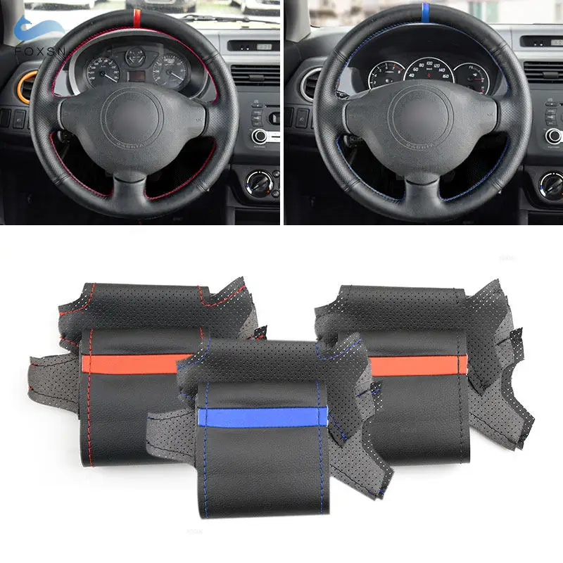 Perforated Leather Car Steering Wheel Cover For Peugeot 207 Expert 2008-2016 Citroen Jumpy 2009-2016 Toyota Proace 2013-2016