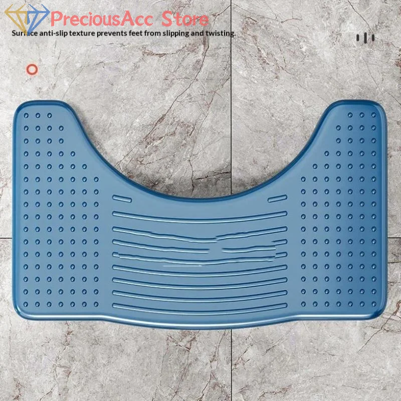 1Pcs Toilet Squat Stool Plastic Foot Rest Non Slip Bathroom Step for Adults Kids Improved Squatting Posture Compact Stable Base