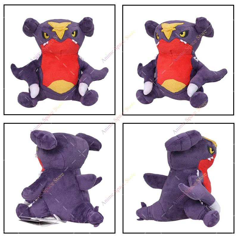 Garchomp Plush Toy Pokemon Anime Garchomp Stuffed Animal Doll Soft Peluche Figure Collectible Gift for Fans Birthday Home Decor