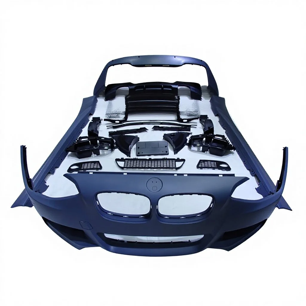 

Комплект обвеса в стиле MT для BMW 1 серии F20: передний и задний бамперы, задний диффузор, боковые пороги.