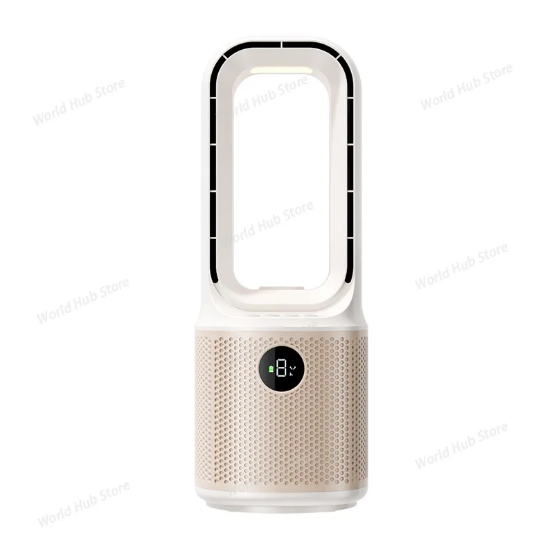 

Humidification Spray Bladeless Turbine Desktop Refrigeration Household Small Usb Charging Dormitory Small Fan