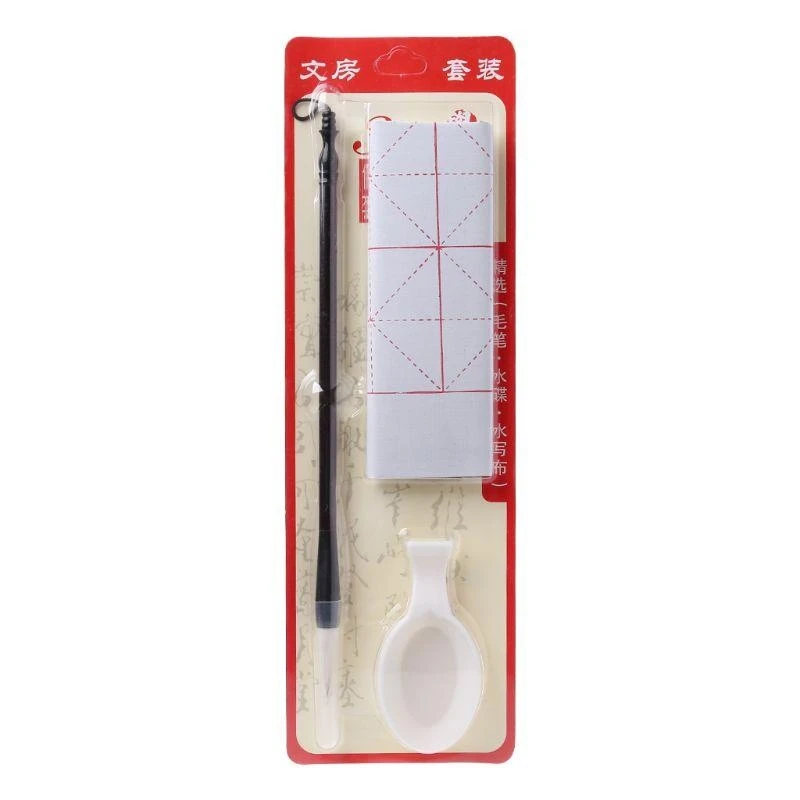 

3 шт./компл. многоразовая волшебная вода для письма тканевая кисть с сеткой тканевый коврик китайский