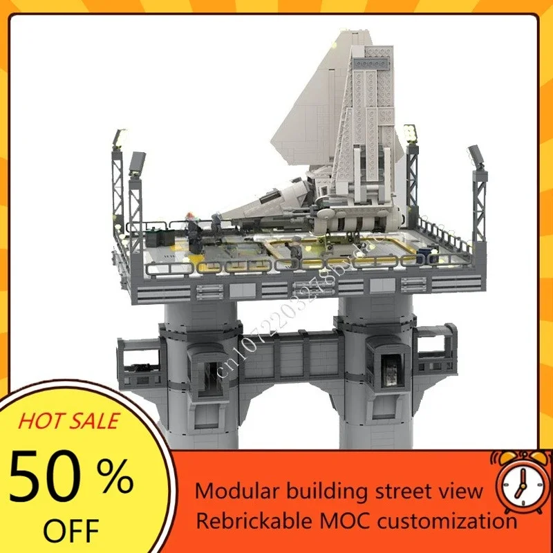 3387PCS MOC Space Battle Series SW Landport on Endor Model Custom Puzzle Technology  Creative Education Assemble Toy Gift