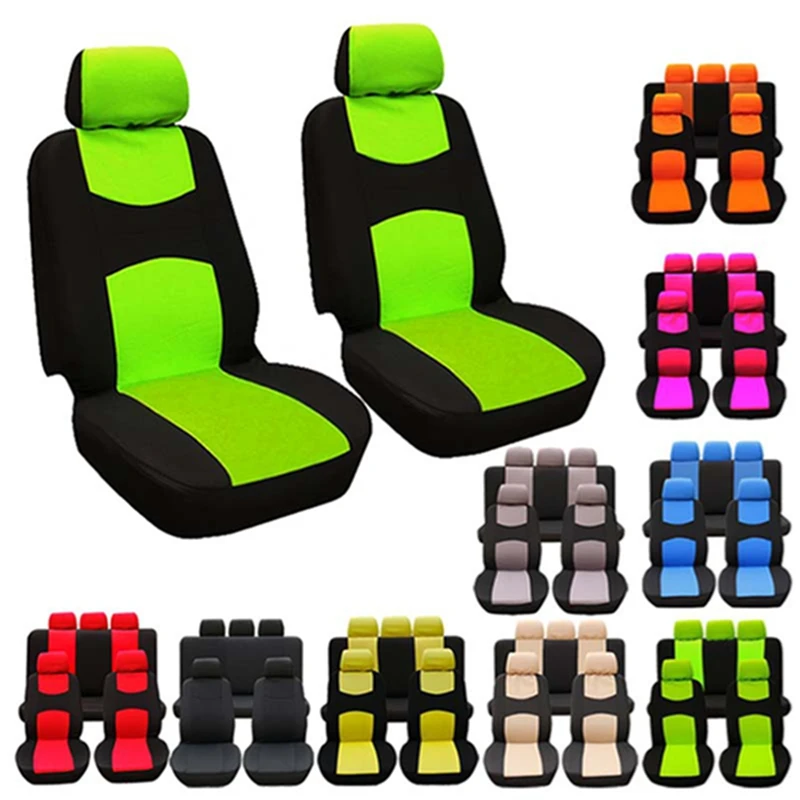 

Car Interior Accessories Universal Fabric Car Seat Cover Full Set Four Seasons Car Seat Covers Full Set Auto Interior Accessory
