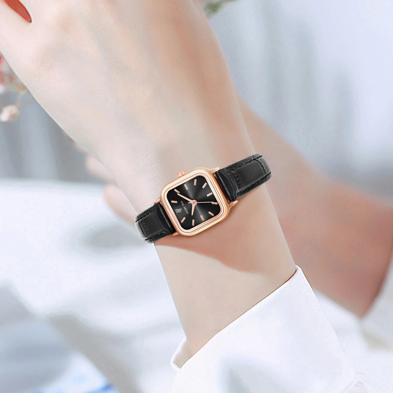 Square Belt Literary Retro Women\'s WatchFashion Quartz Watches   Daily Wristwatches Simple Luxury