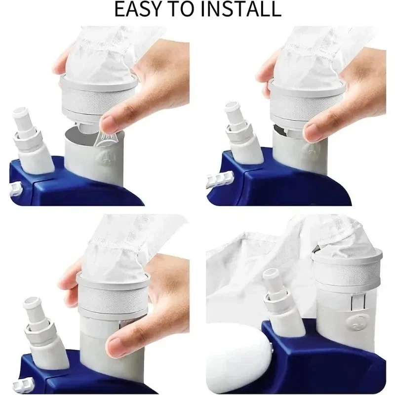 1Pc Zippered Bag Pool Cleaner Bags All Purpose Filter Bag Swimming Pool Cleaner Bags Accessories For Polaris 280 480 K13 K16