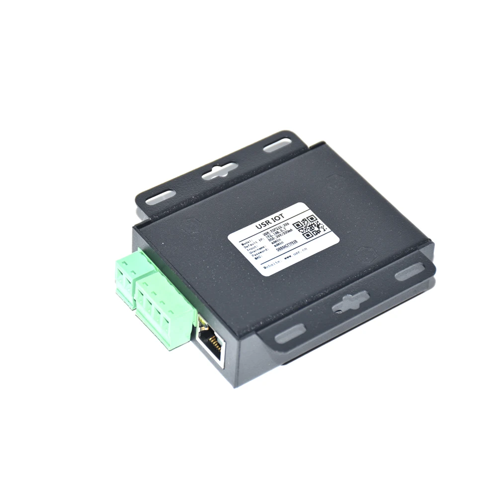 USR-TCP232-306 Low cost RS232 RS485 RS422 serial to network ethernet converter with web page function building automation