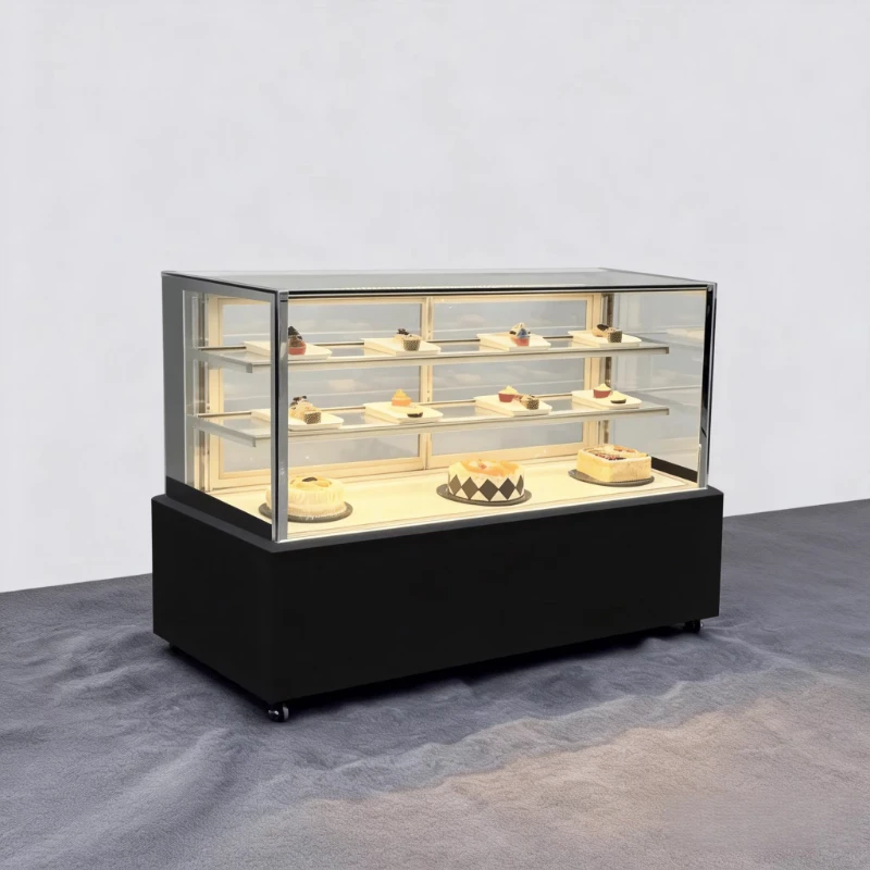 

Single temperature tabletop cake display refrigerator energy saving adjustable cooling equipment