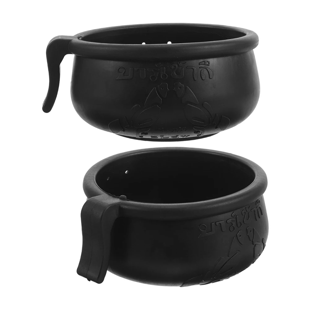 

2 set Chicken Feeding Cup Gamecock Water Bowl Poultry Food Container Portable Durable Replacement For Chicken Pigeon Quail Chick