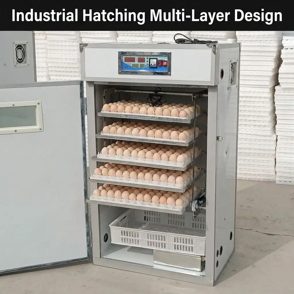 440 Chicken Eggs Incubator High Hatching Rate Electric 220V New
