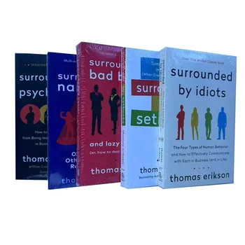 5권/세트 - 토마스 에릭슨 바보들에 둘러싸인, 사이코패스, 좌절, 나쁜 상사, 자기애자 영어 도서