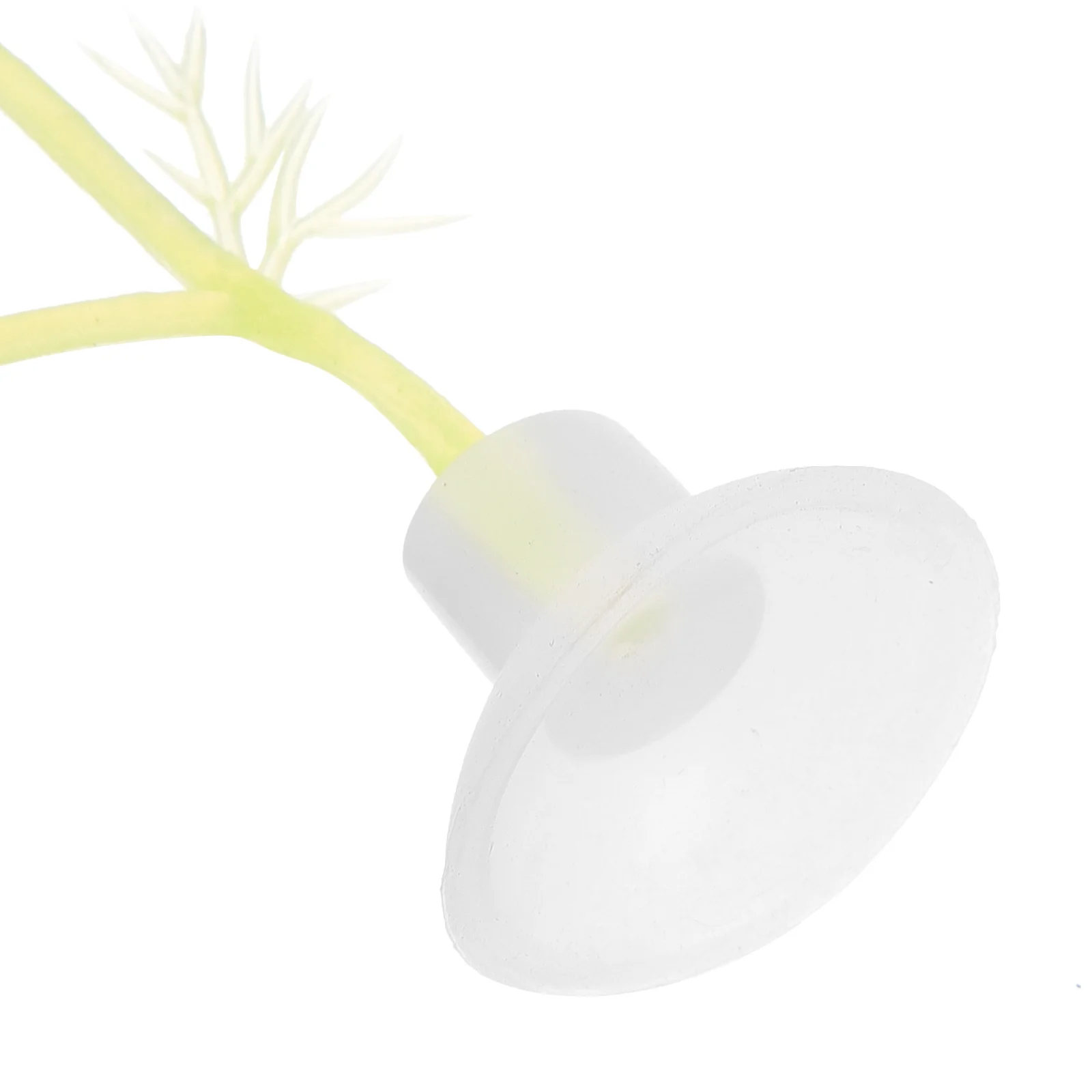 2Pcs Artificial Betta Leaf Pad Realistic Habitat Design Aquarium Breeding Resting Bed with Suction Cup Fish Tank Adornment