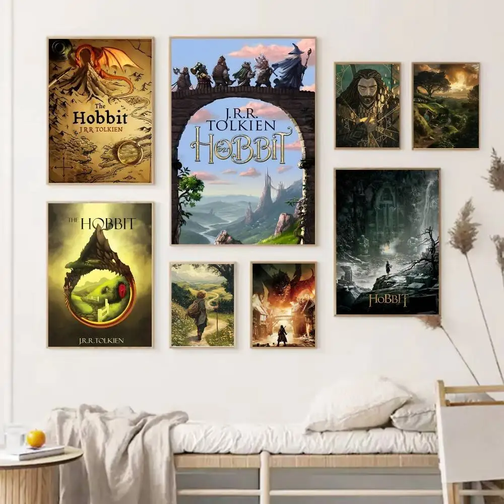 Klassische Film-T-Manga-Poster „The H-Hobbit“ im HD-Druck, Vintage-Wandkunst-Dekoration für das Arbeitszimmer zu Hause