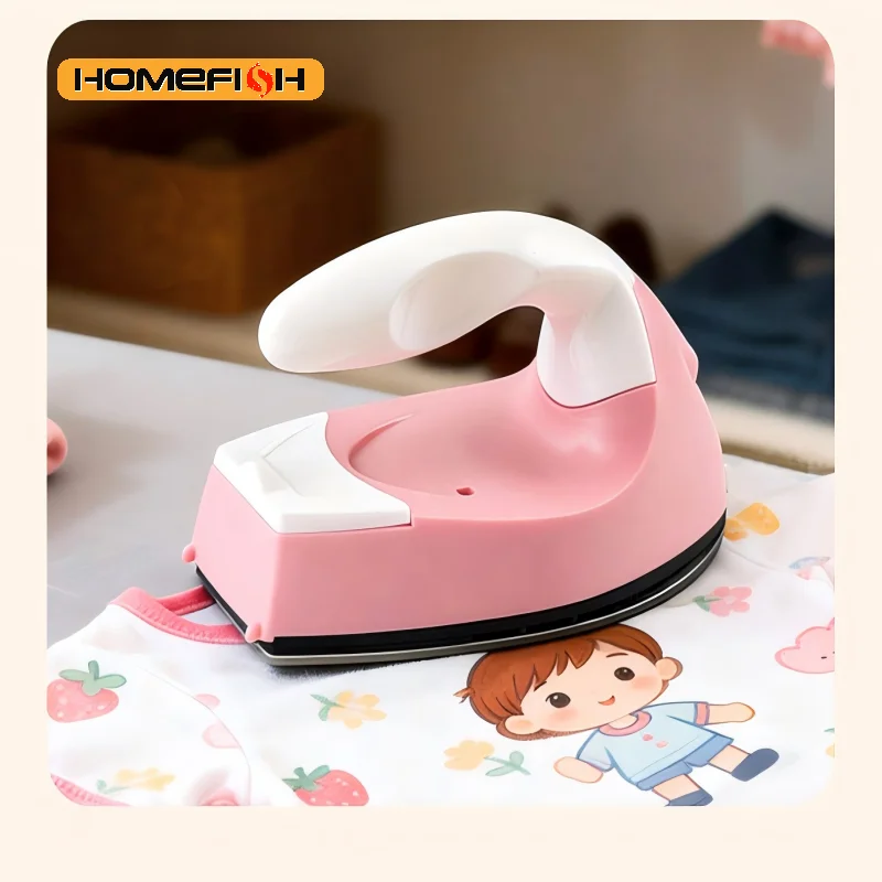 Mini Electric Iron Portable Travel Craft Clothing Sewing Pad Electric Protection Household Cover Iron Supplies