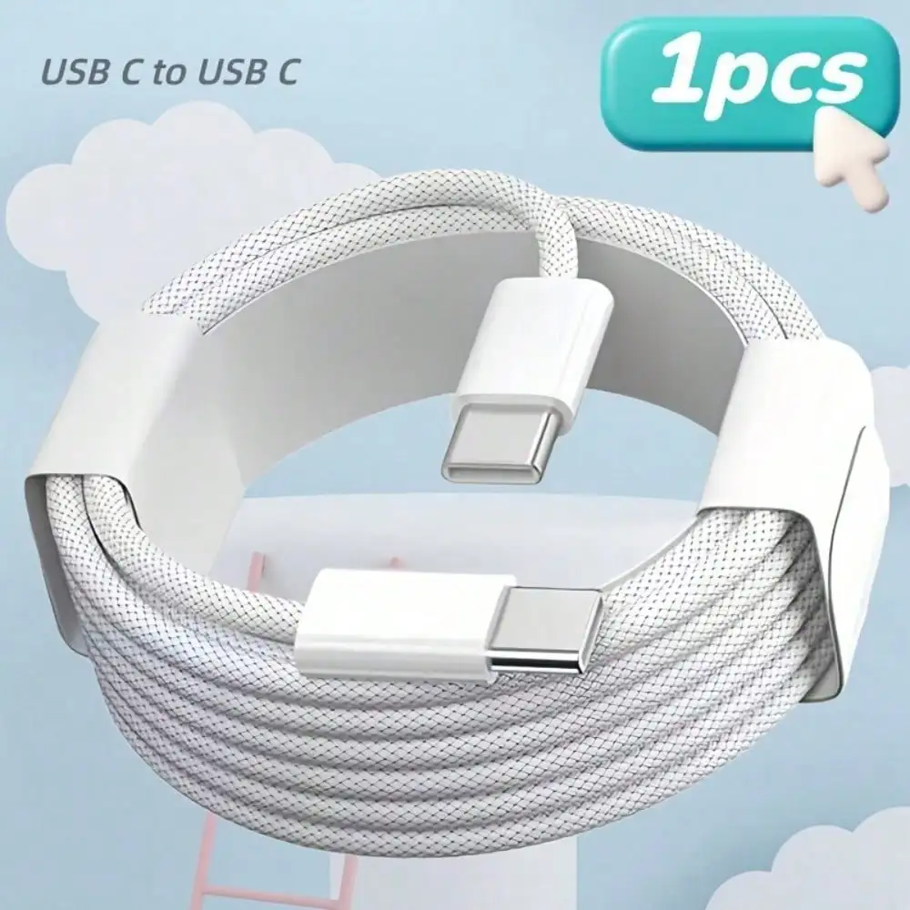 Cabo de carregamento USB-C para Tipo C, cabo de dados de carregamento rápido USB-C, adequado para smartphones para carregamento rápido Cabo Tipo C, para...