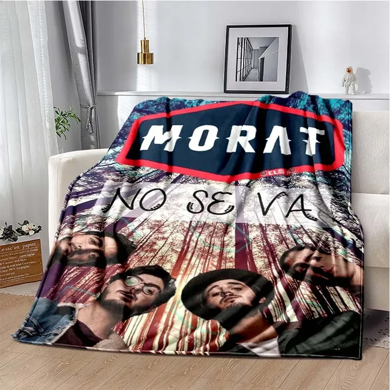 Morat Music Band Printed Flannel Blanket Soft Autumn and Winter Warm Plush Throw Blanket Adult Bedroom Sofa Bed Picnic Blanket