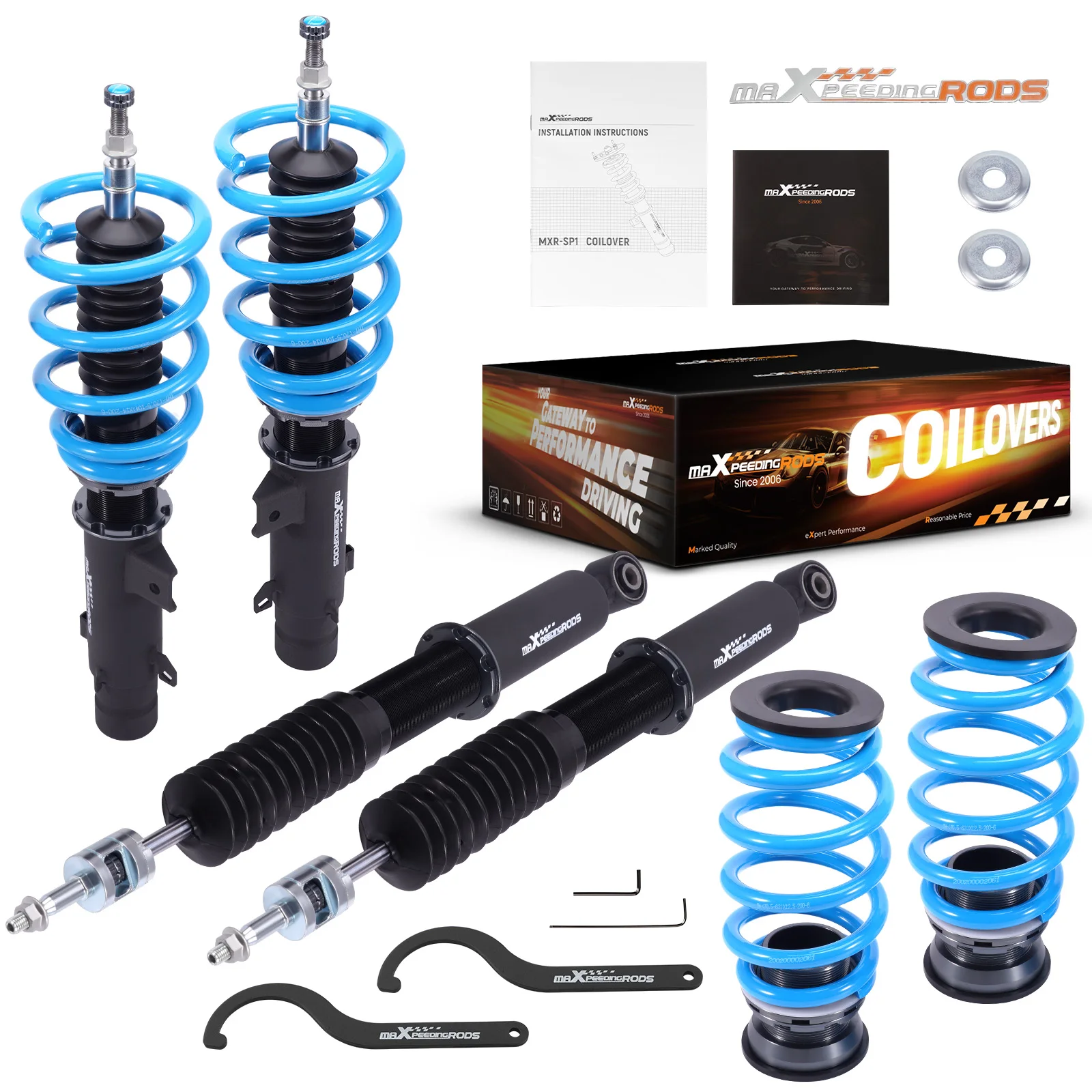 

24 Way Damper Adjustable Coilovers Shocks Struts for Honda CRV CR-V 17-22