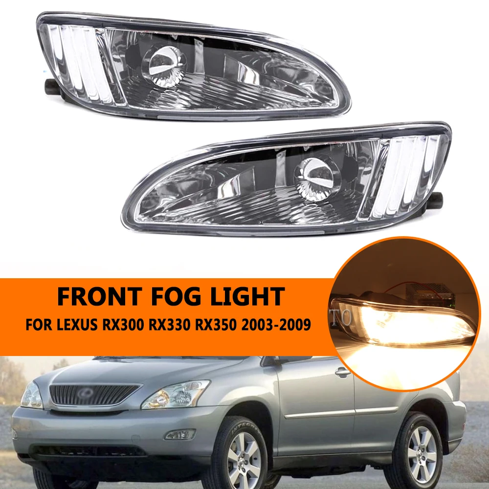 

Front Fog Lamp Housing Cover for LEXUS RX300 RX330 RX350 2003 2004 2005 2006 2007 2008 2009 Car Indicator Accessories