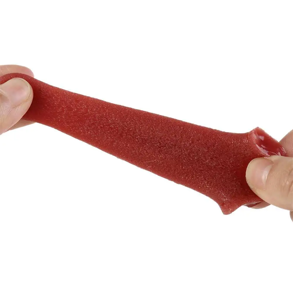 3 pçs abril simulação de língua horrível realista extensível língua assustada torções língua falsa piercing de agulha de aço