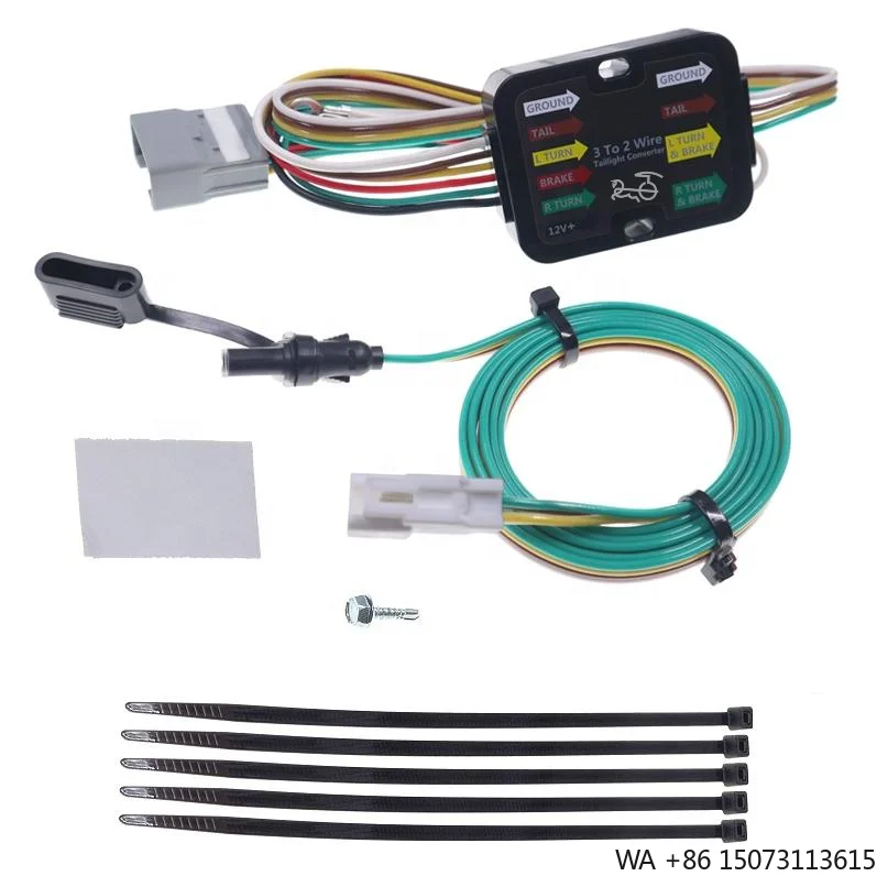 4 Pin Trailer Wiring Harness for 2008-19 T-oyota Highlander 2018-22 L-exus RX350 4Way Flat Towing Hitch Wiring for Trailer Light