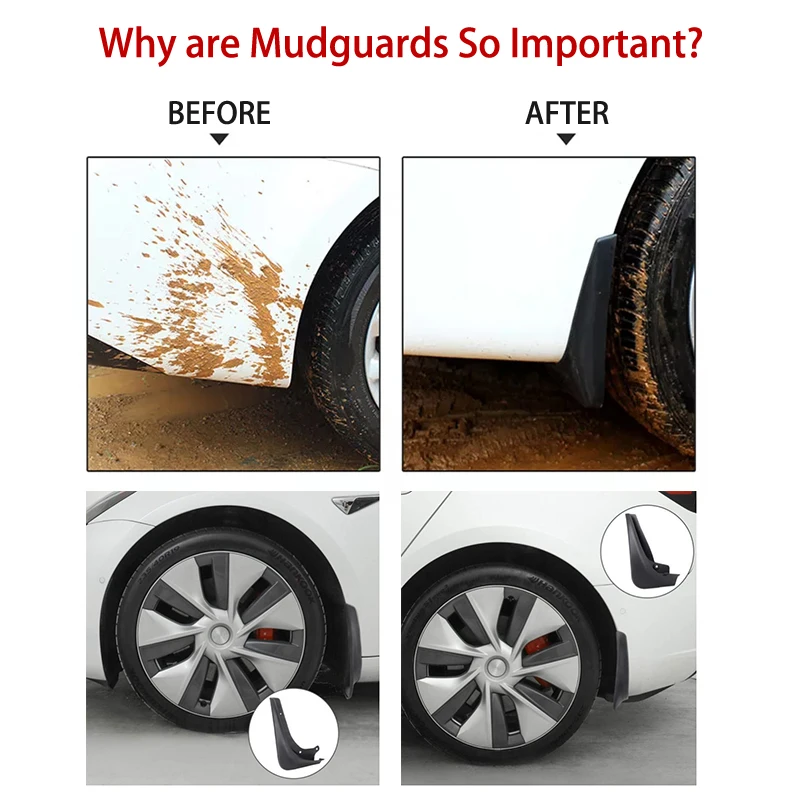 For Ford Escape Kuga 2020 2021 2022 2023 Car Mud Flaps Mudflaps Mudguards Fenders Tuning Splash Duraflap Protector Accessories