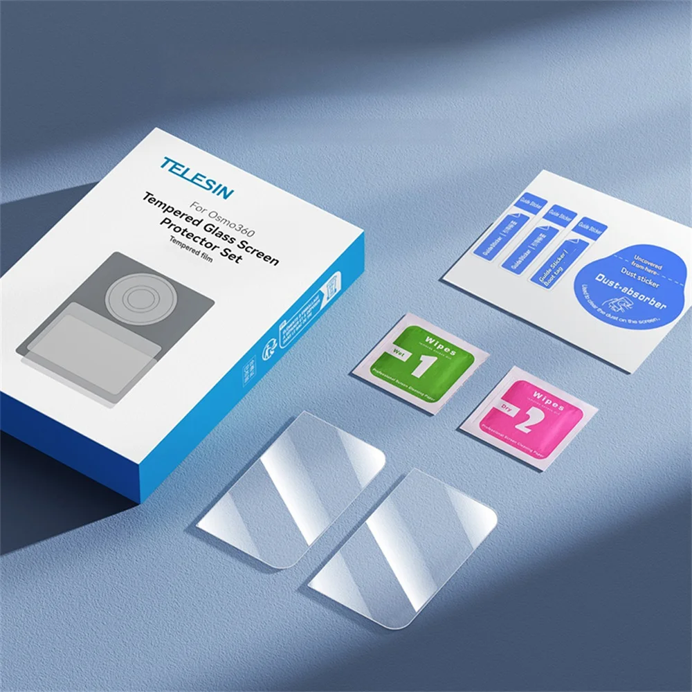 

For DJI OSMO 360 Camera Screen Protector A616 Panoramic Action Camera HD Tempered Glass Lens Cover Accessories