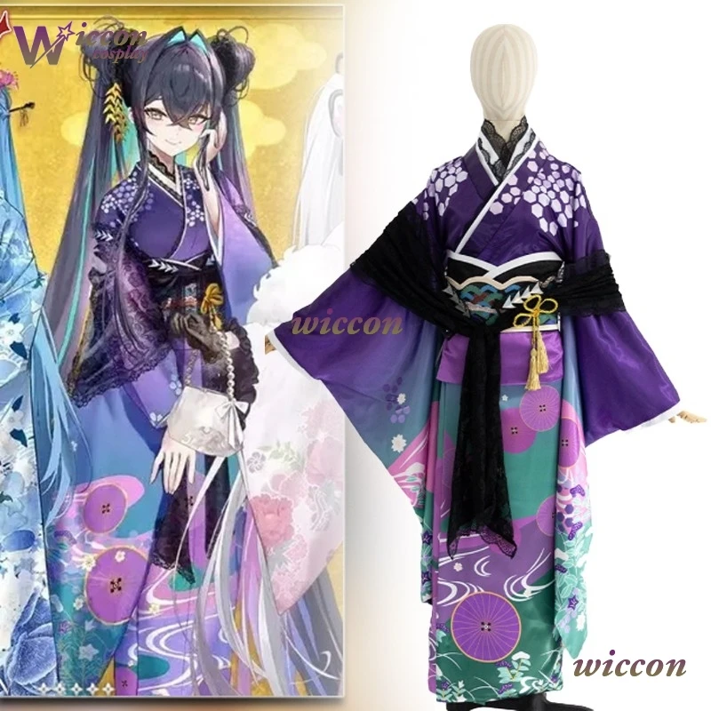 

Wona Русалочка Селена Косплей Костюм Для Хэллоуина Рождество Женский SSR Selene Ролевая Игра Comic Con Токио Кимоно Юката