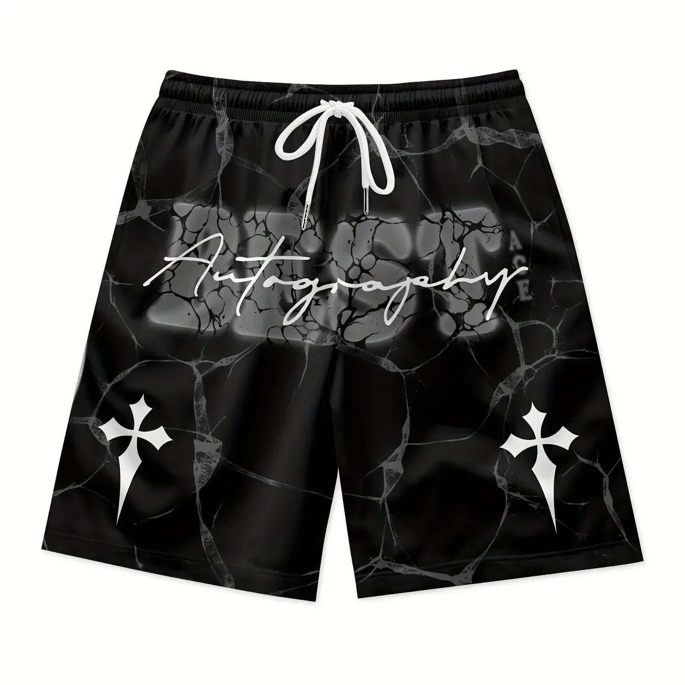 

2025 популярные новые мужские модные баскетбольные шорты с 3D-печатью, модные свежие и дышащие быстросохнущие пляжные шорты