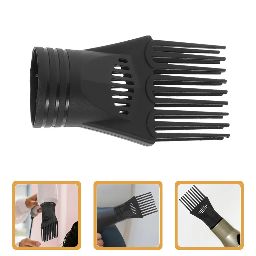 

10Pcs Hair Dryer Front Nozzle Comb High Temperature Resistant Non-Deform Attachment for Fast Drying and Volume Styling Blow