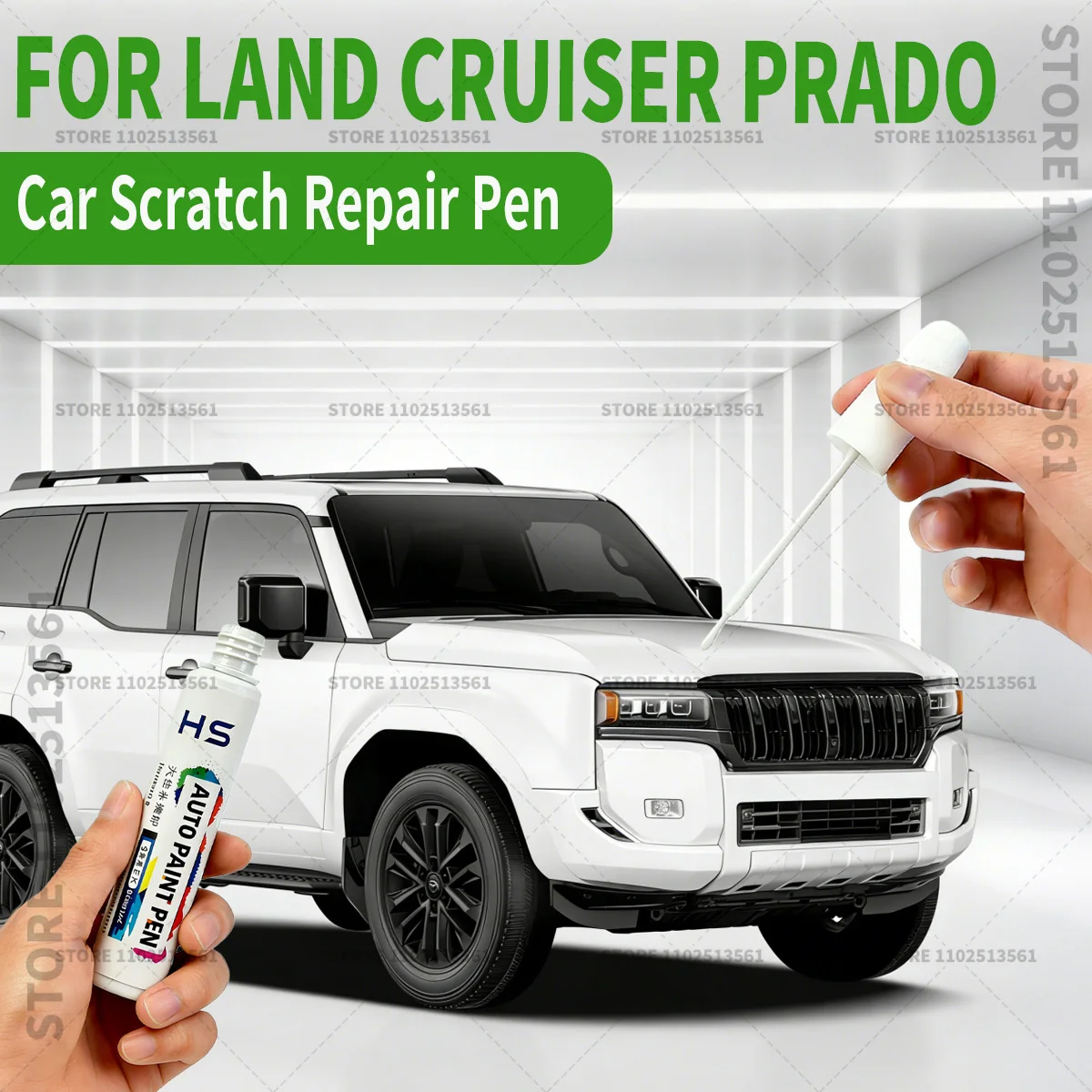 Car Paint Repair Pen Touch Up Scratch Remover DIY Auto Accessories Super White White Black Bronze For Toyota Land Cruiser Prado