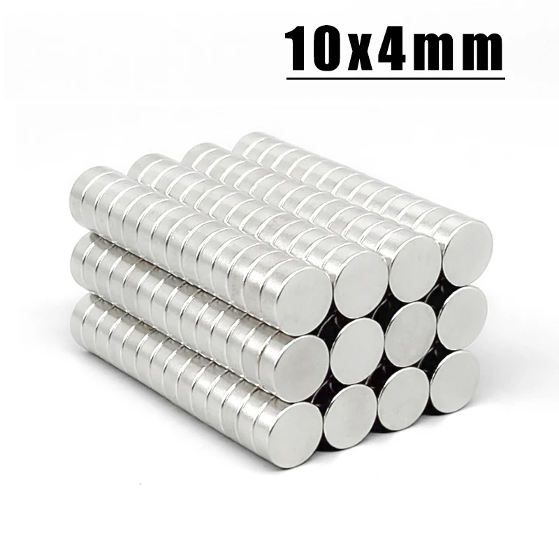 2/10/20/50/100/500Pcs 10x4 Neodymium Magnet 10mm x 4mm N35 NdFeB Round Super Powerful Strong Permanent Magnetic imanes Disc 10*4