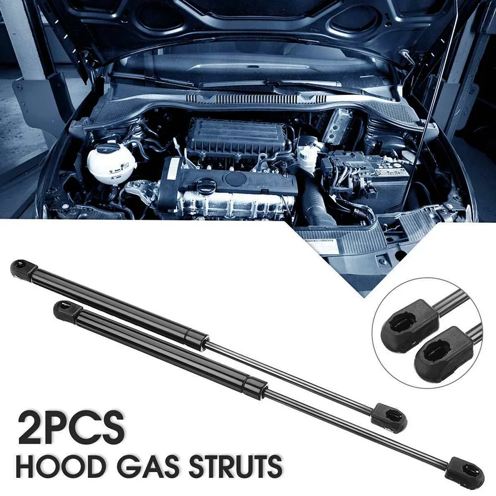 2Pcs Car Front Engine Cover Bonnet Hood Lift Struts Support Shock Gas Cylinder Set for Nissan Murano