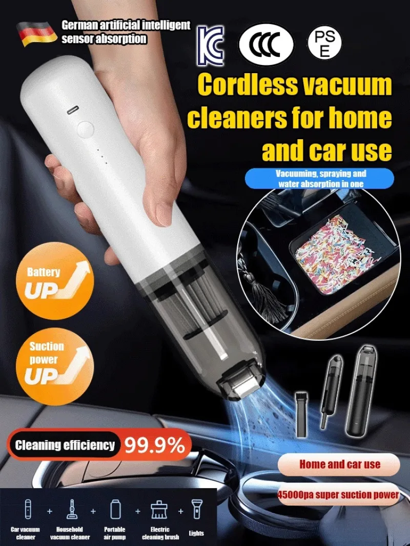 Highly effective cleaning Cleaning tools Cleaning equipment Portable and convenient Rechargeable Humanized Vacuuming