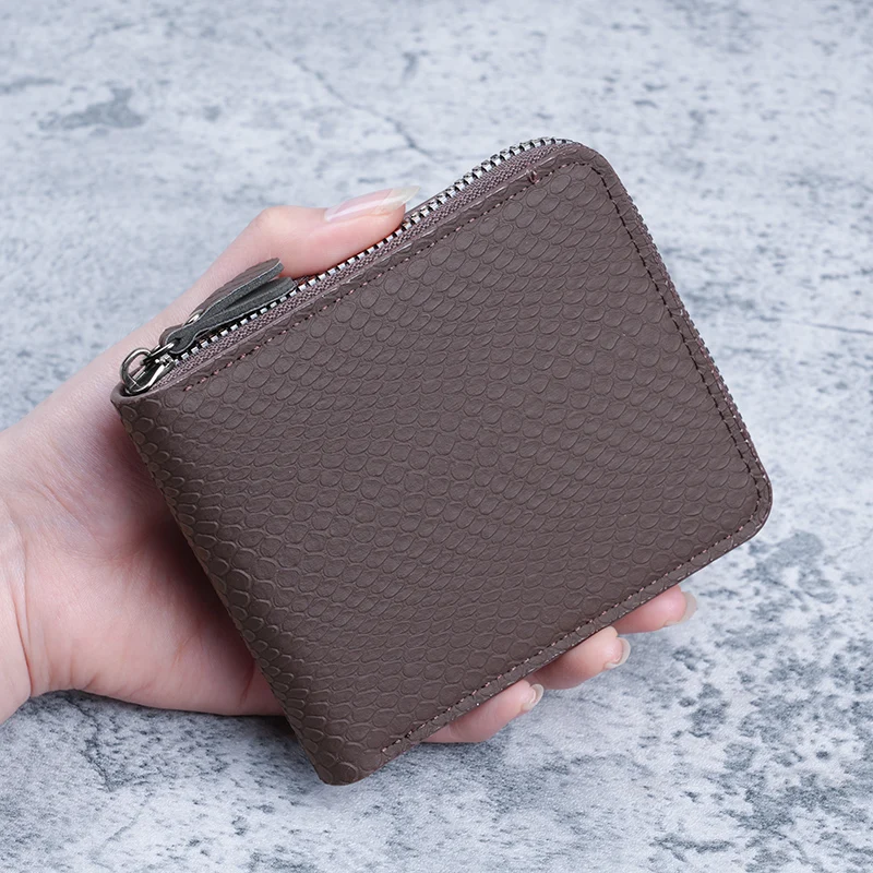 New Men's Short Wallet Trendy Multi-Card Large Capacity Coin Purse Card Holder Money Clip Factory Direct Sale in Stock