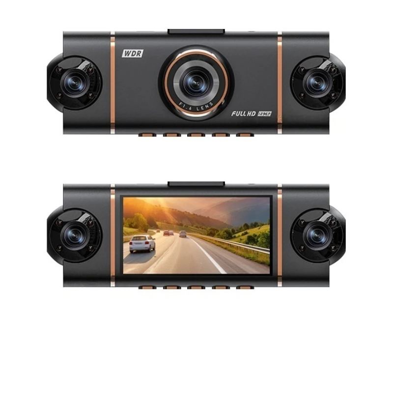 

HONG TONG Новый видеорегистратор с четырьмя камерами, записью 1080P, поддержкой Wi-Fi и ночным видением высокой четкости