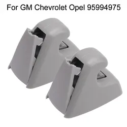 Visera solar para coche, Clip de soporte de retenedor, Gancho de soporte, color gris, para GM, Chevrolet, Opel 95994975, Cruze, Sonic Spark, 2 unidades