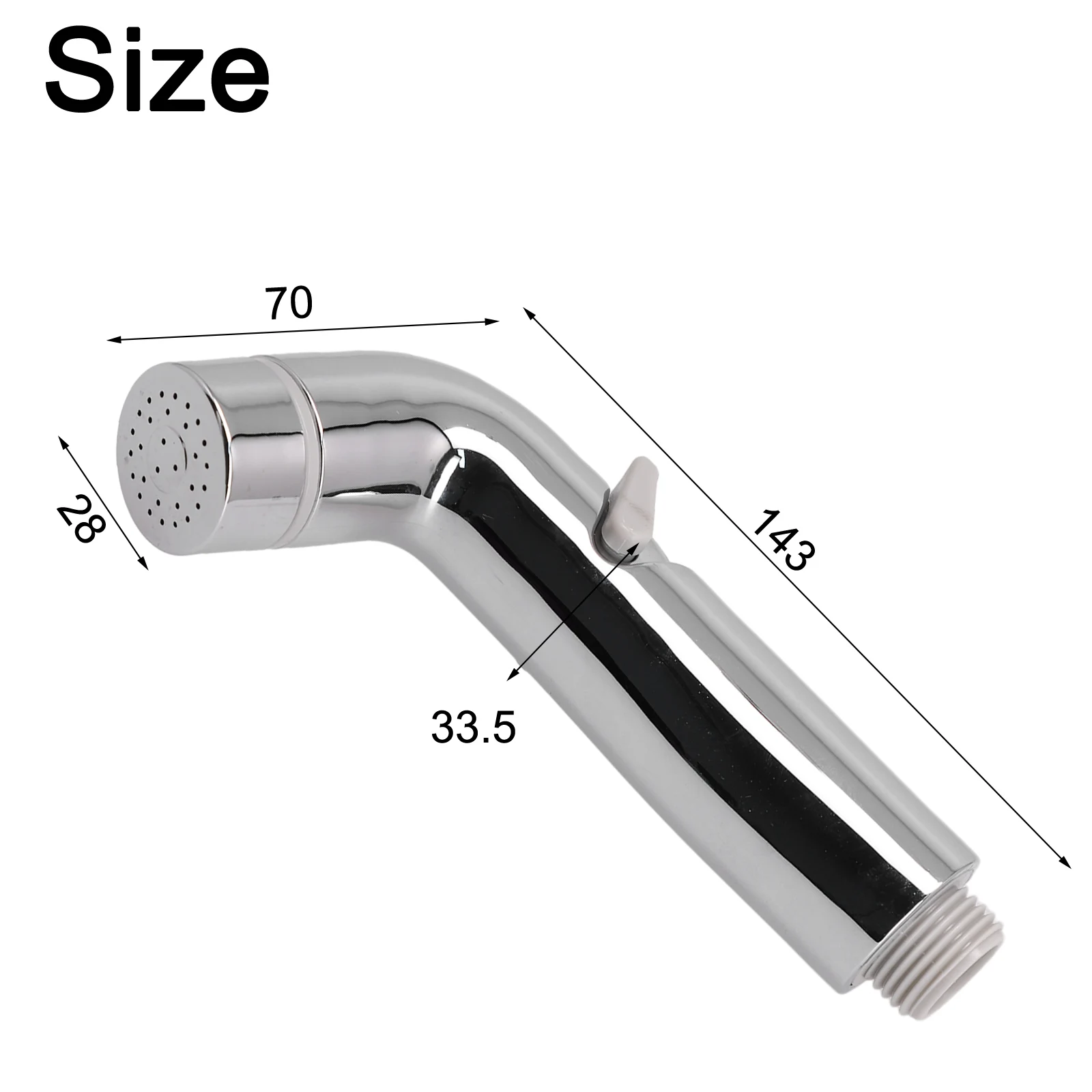 1PC Handheld Toilet Bidet Sprayer Set For Bathroom Hand Sprayer Shower Head Self Cleaning For Hand Bidet Faucet