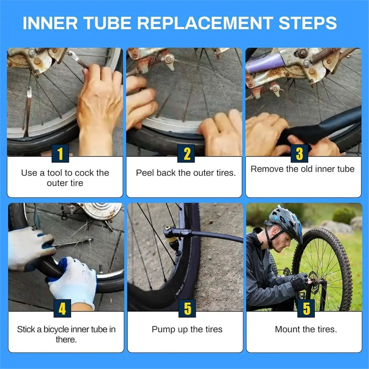 618 Mega Sale 2Pack Bike Inner Tubes, 20x3.0 Bike Tube with Schrader Valve Inner Tube for Mountain Bikes & E-Bikes