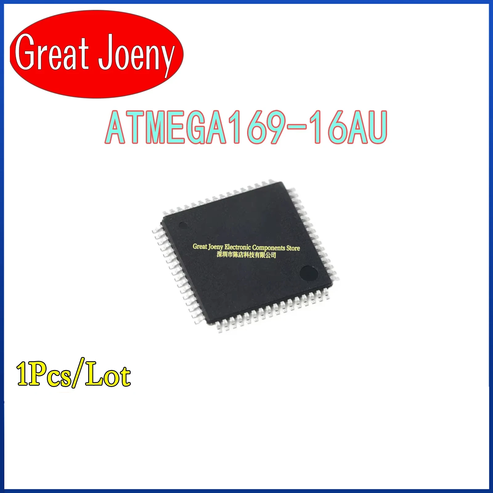 

100% New Original ATMEGA169 ATMEGA169-16AU IC MCU Chipset TQFP-64 Bulk Best Price
