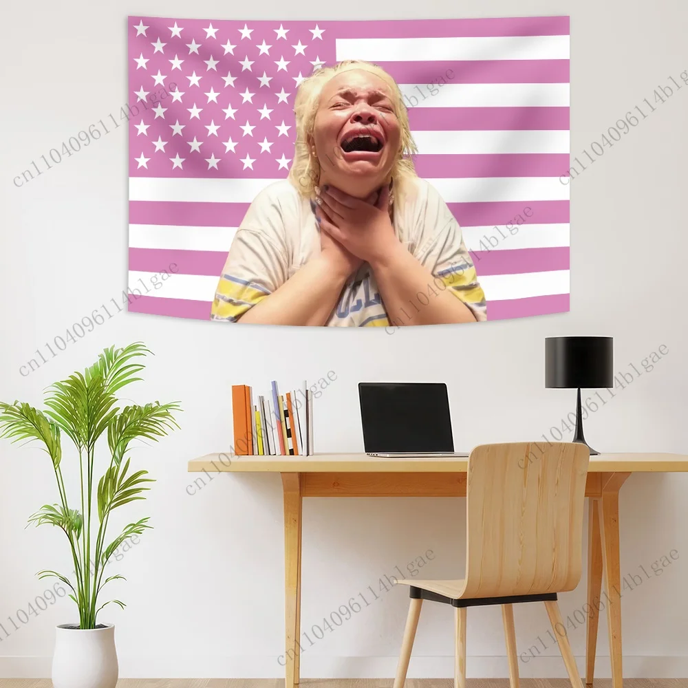 Tapisserie murale à thème patriotique, Expression émotionnelle, drapeau Vibrant, décor de fond, symbolisme culturel, décoration murale