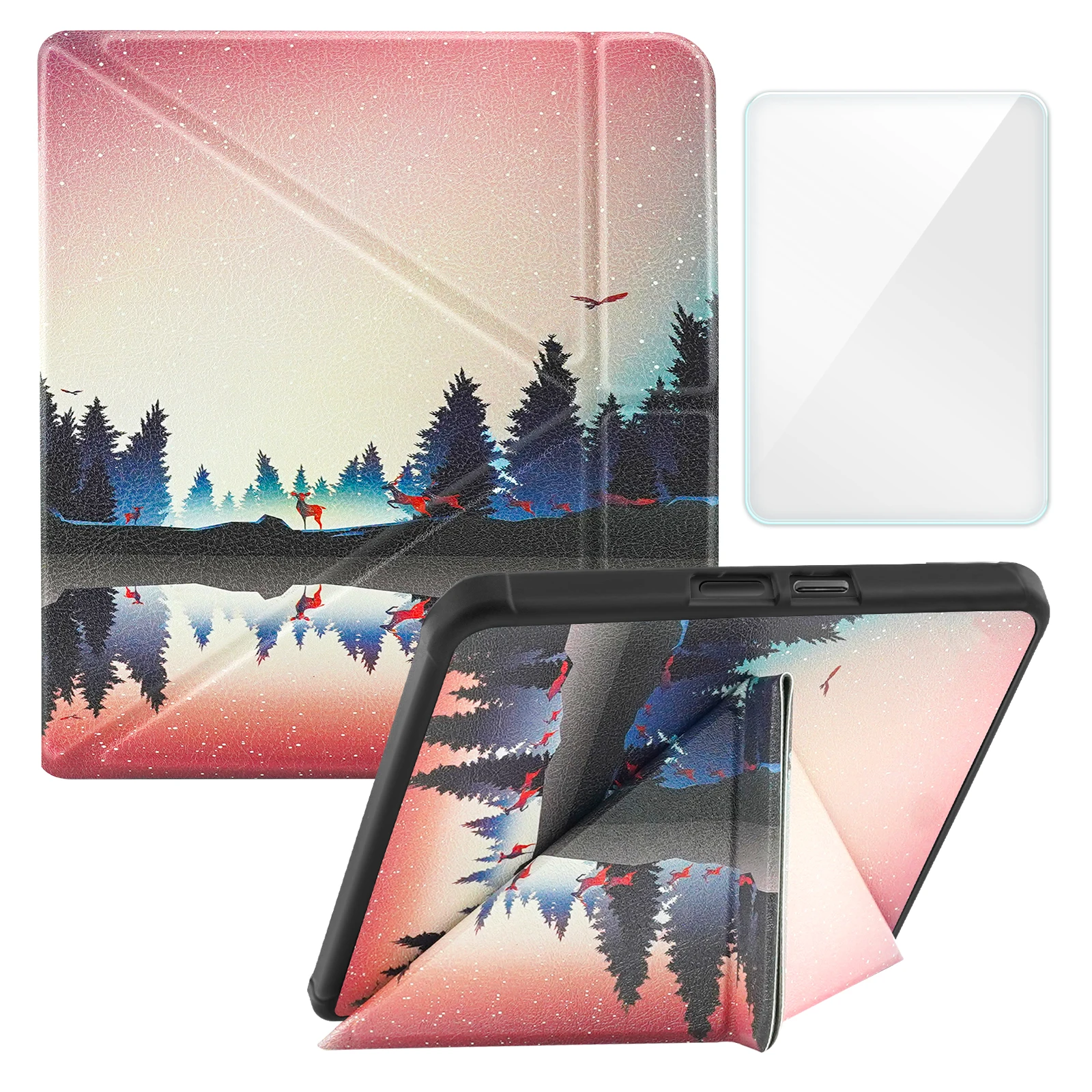 

Case For 8 Inch Kobo Forma Ereader(Model N782), Includes a Screen Protector - 8" Premium PU Leather Cover with Auto Sleep/Wake,