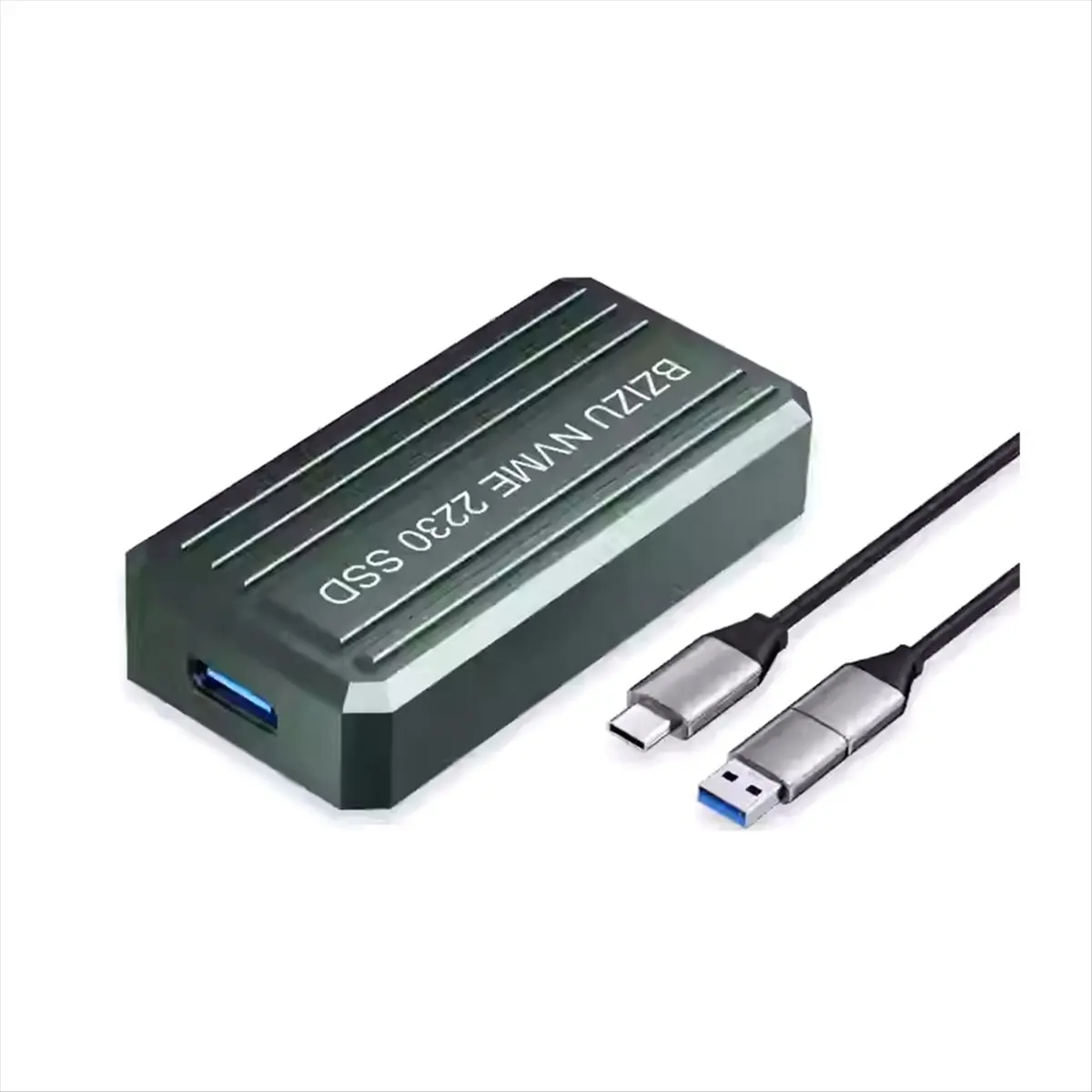 Welcome Deal-M.2 NVME SSD Case External Enclosure USB3.1 10Gbps NVME Hard Drive Case Adapter Box Supports 2230