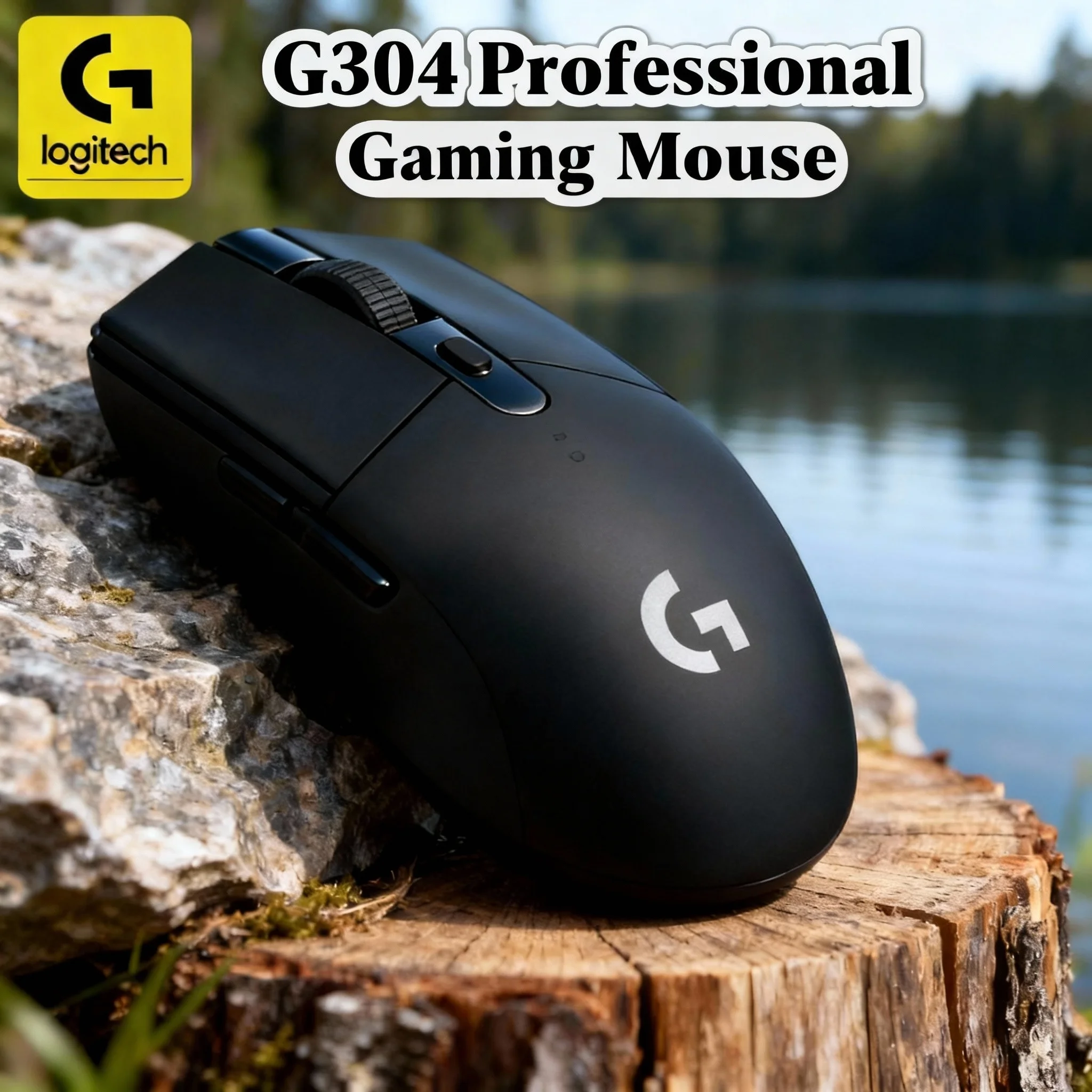 

[Высоко оцененный бестселлер] Беспроводная мышь Logitech G304, 12000 DPI, высокая точность, созданная для игр, совместима с ПК/Mac