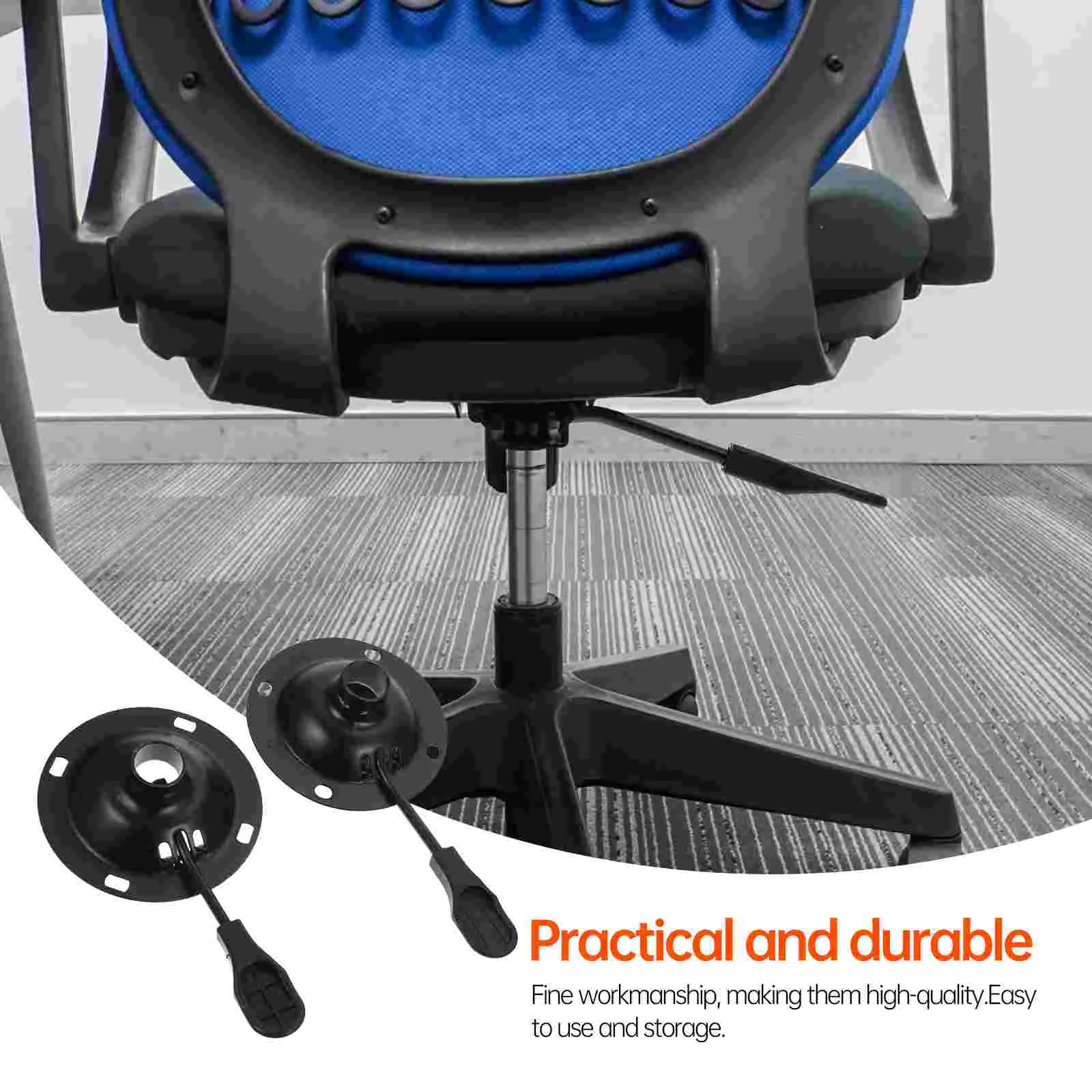 Tilt Adjustable Seat Chair Chassis Round Tray Premium Accessories Bar Stool Replacement Swivel Turntable Stand