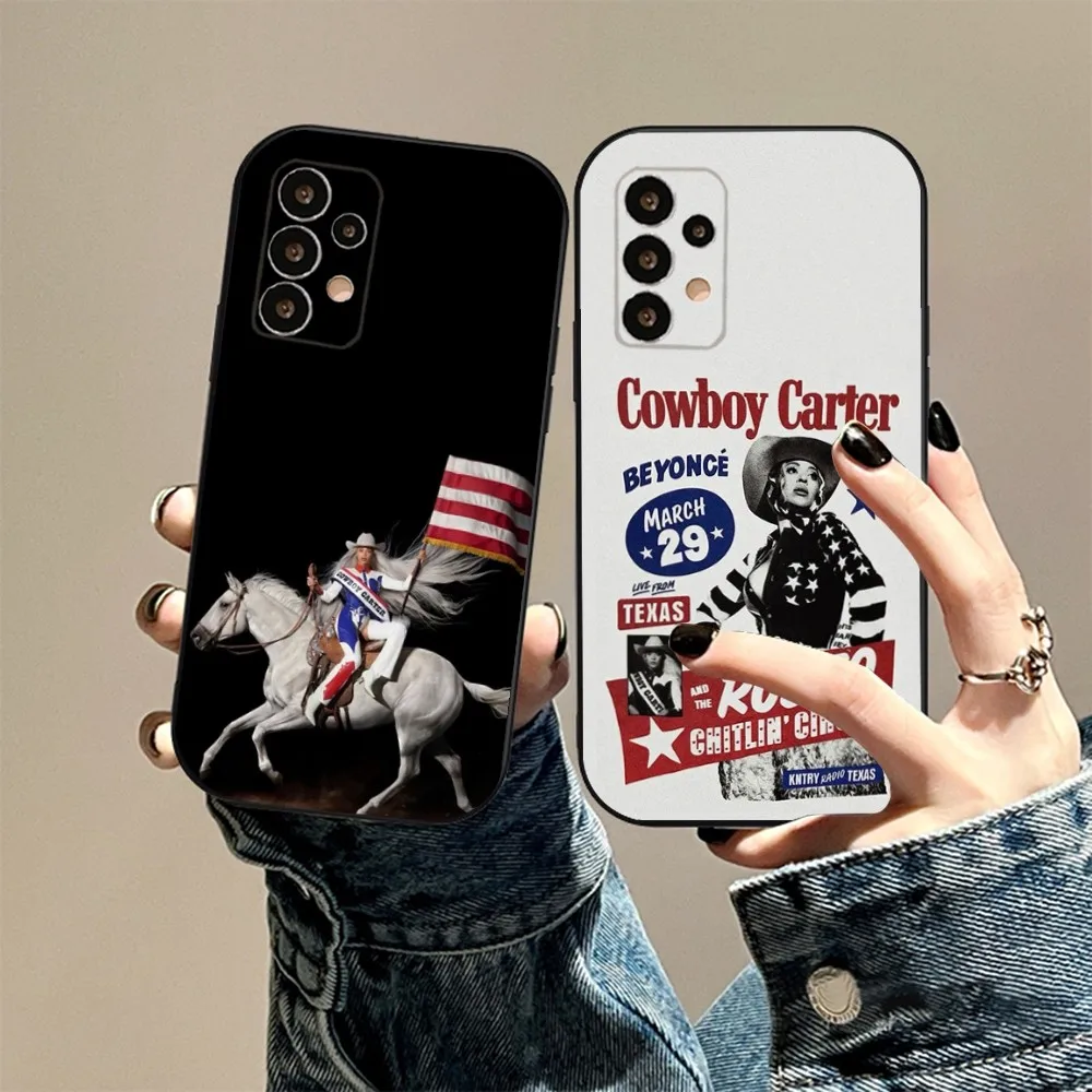 B-Beyonce C-COWBOY C-ARTER Phone Case Phone Case for Samsung S24, 22,30, 20,10, 9,Note20 Ultra、Lite、Ultra、5G、Plus、FE