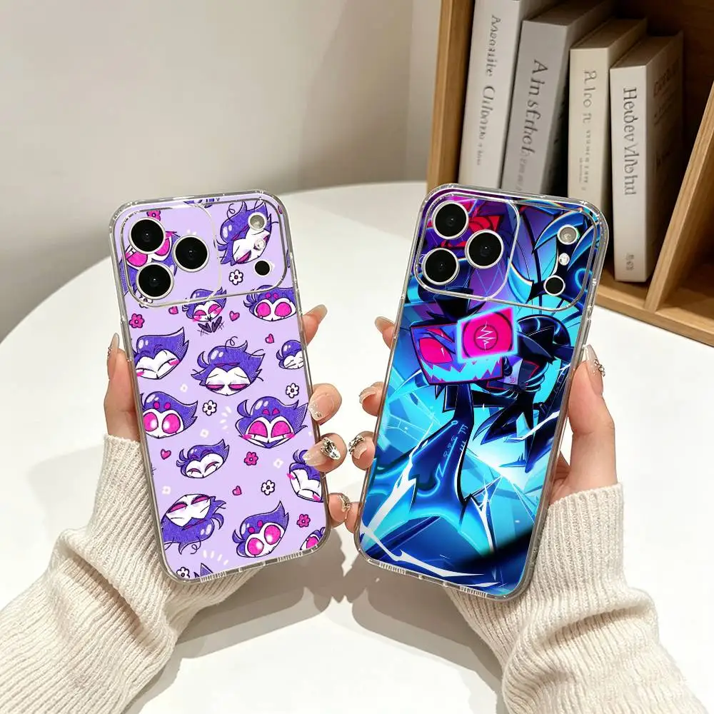

Animation Helluva Boss Phone Case For iPhone17,16,15,14,13,12,11 ,Pro Max,16/15/14 Plus Transparent Cover