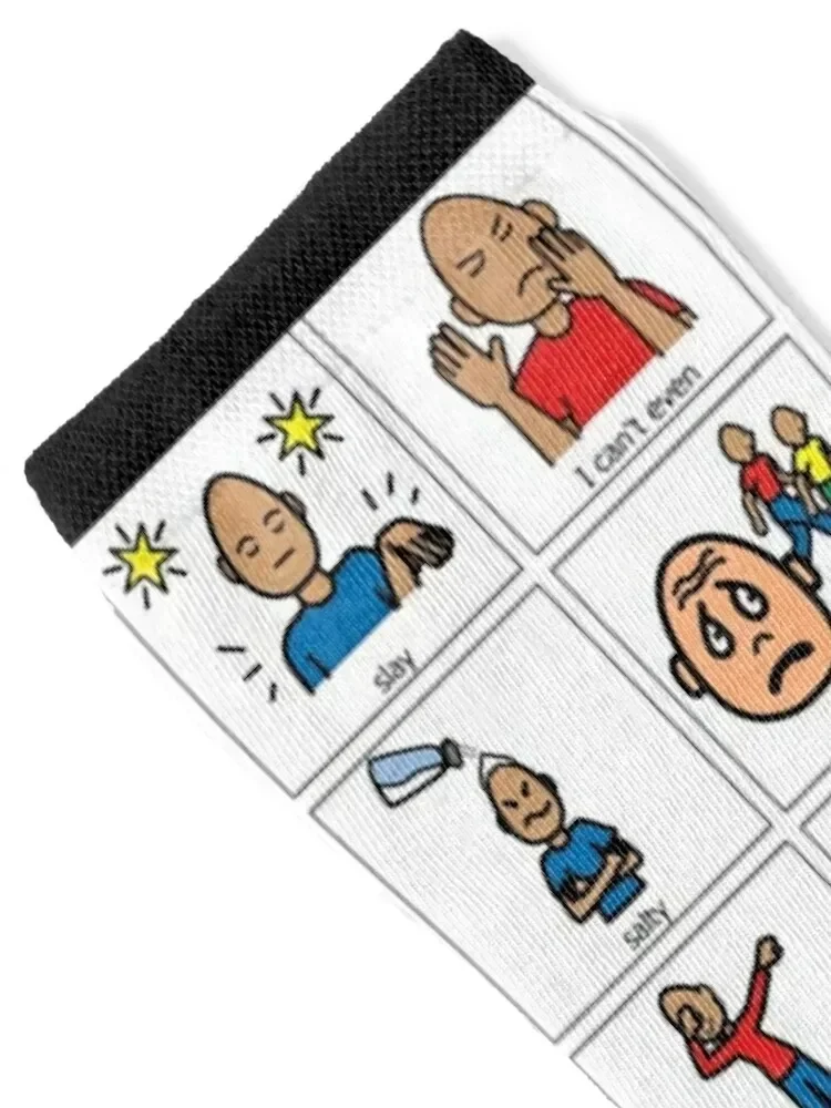 AAC Slang Socks designer warm winter Soccer happy Designer Man Socks Women's