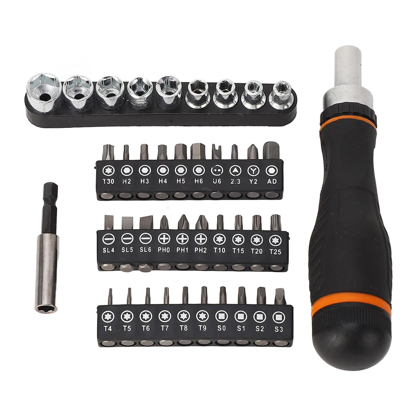 

41Pcs Ratchet Screwdriver Set Accurate Magnetic CRV Hand Tool With Bit Storage Case For Home Garage Apartment Vehicles